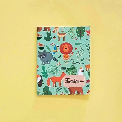 Mini cuaderno animales de la selva