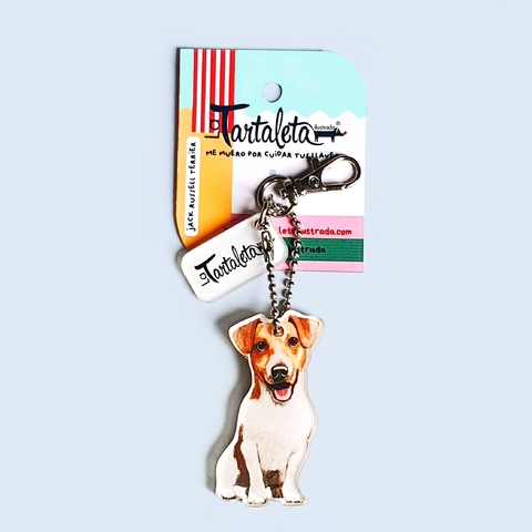 Llavero acrílico jack russell terrier