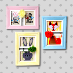 Quadro Pompom Rabbit 24x34 na internet