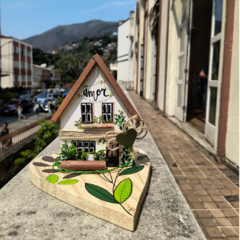 Adorno Casinha do Coração - Home Decor Home