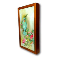 Quadro Pássaro Peri 23x43 na internet