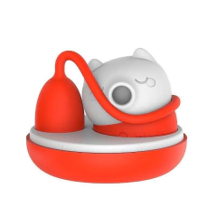 VIBRADOR PONTO G E CLITÓRIS COM PULSAÇÃO GATINHO 10 MODOS