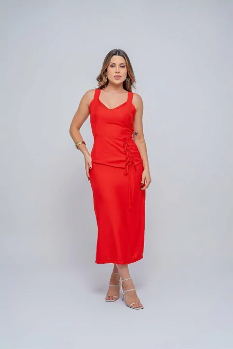 Vestido Midi Thamara Roupele - loja online