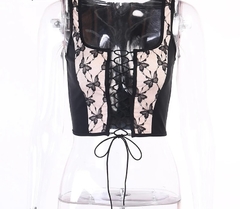 Cropped decotado Butterfly - loja online