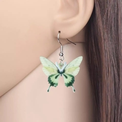 Brincos butterfly grunge