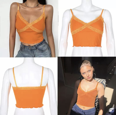 Cropped orange Bela - buy online