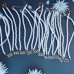 Colar Pearl angel number - comprar online