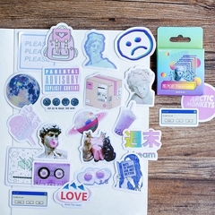 Kit 46 Adesivos Vaporwave - comprar online