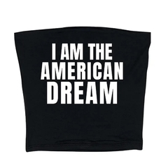 T shirt/ tube top American dream na internet