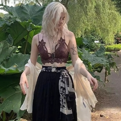Cropped Raya crochê