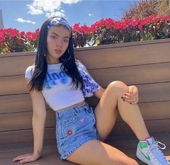 Cropped Art Angel (encomenda) na internet