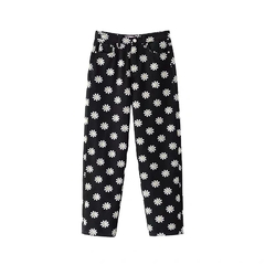 Calça black flower - Baby Black Shop