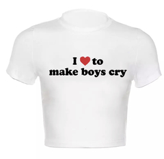 Baby tee boys cry - Baby Black Shop