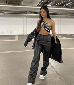 Calça couro Bella