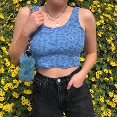 Cropped Leopard Y2K - comprar online