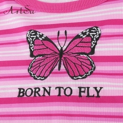 Cropped Born to Fly (encomenda)