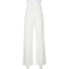 Calça wide white - comprar online