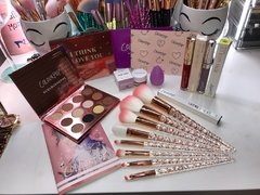 Pincéis de maquiagem Pink unicorn Glitter - comprar online