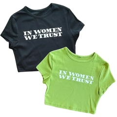 Cropped women trust - comprar online