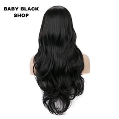 Imagem do Peruca preta front lace ondulada (encomenda)
