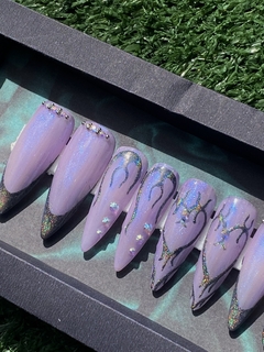 Unhas postiças purple dream pronta entrega na internet
