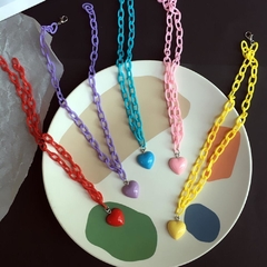 Colar heart - Baby Black Shop