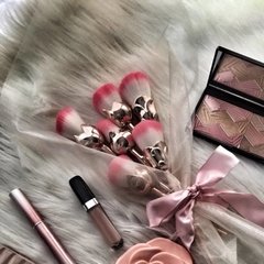 Pincéis de maquiagem Rosé