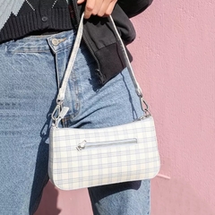 Bolsa baguete xadrez - Baby Black Shop