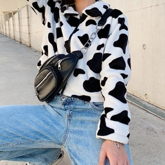 Casaco Cow print - Baby Black Shop