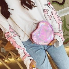 Bolsa holográfica Only Heart - Baby Black Shop