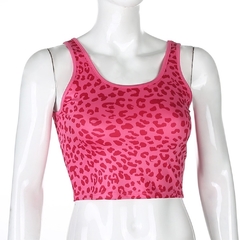 Cropped Leopard Y2K - Baby Black Shop