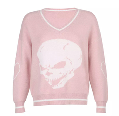 Suéter cute skull - loja online