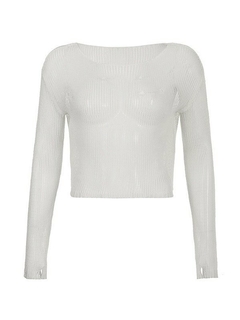 Camisa tricot model na internet