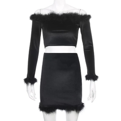 Conjunto Baddie Furry (encomenda) na internet