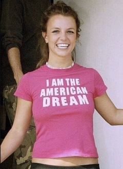 T shirt/ tube top American dream - loja online