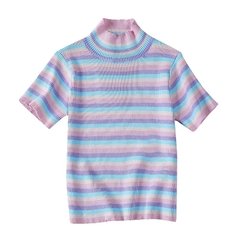 T shirt listras pasteis - online store
