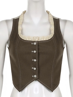 Cropped corset grunge - loja online