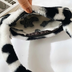 Bolsa zebra felpuda - Baby Black Shop