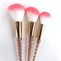Pincéis de maquiagem Pink unicorn Glitter - loja online