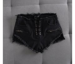 Imagem do Short Jeans cadarço hot ( encomenda )