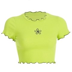 Cropped green Flower (encomenda) - comprar online