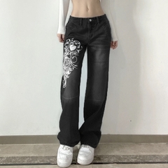 Calça jeans heart Y2k - comprar online