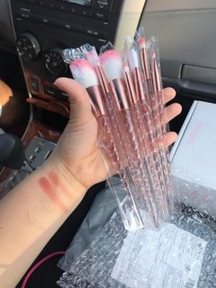 Imagem do Pincéis de maquiagem Pink unicorn Glitter