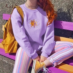 Moletom purple sun - comprar online