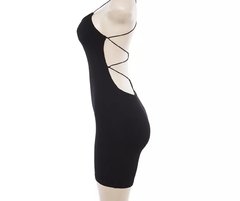 Vestido Basic Black and White ( encomenda ) - Baby Black Shop