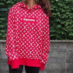 Moletom Supreme Louis Vuitton - Baby Black Shop