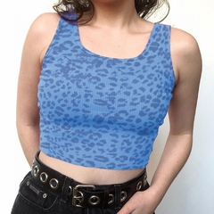 Cropped Leopard Y2K - loja online