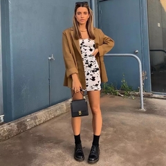 Vestido vintage cow na internet