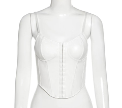 Cropped corset couro - buy online