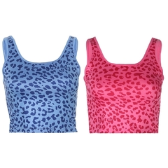 Imagem do Cropped Leopard Y2K